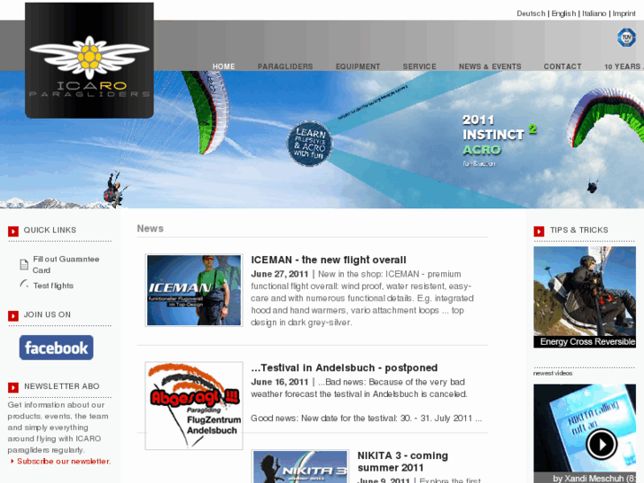 www.icaro-paragliders.com