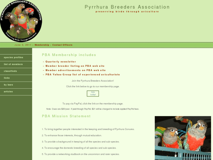 www.pyrrhurabreedersassociation.com