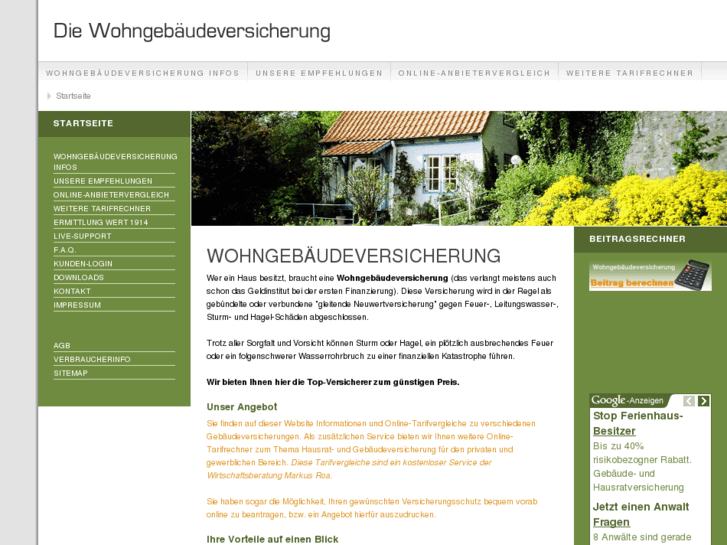 www.wohngebaeudeversicherung-online.com