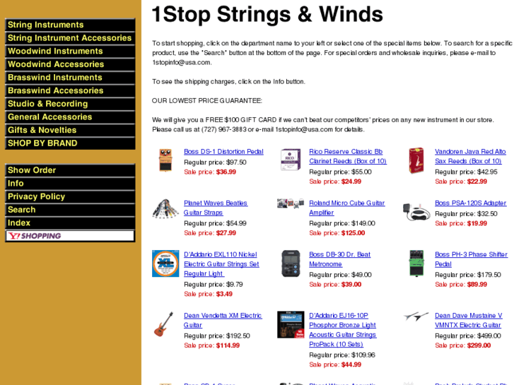 www.1stopstringshop.com