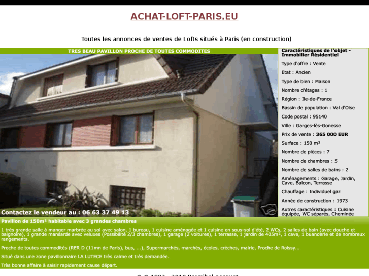 www.achat-loft-paris.eu