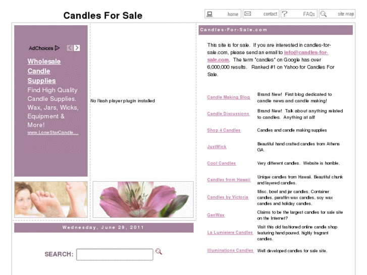 www.candles-for-sale.com