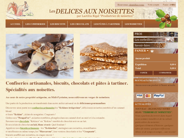 www.delicesauxnoisettes.fr