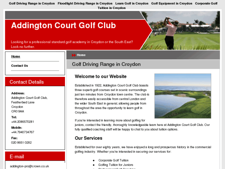 www.golfingincroydon.com