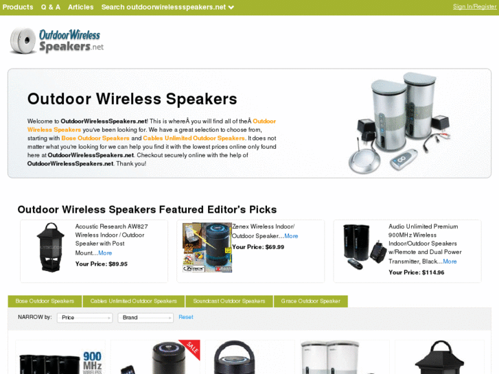 www.outdoorwirelessspeakers.net