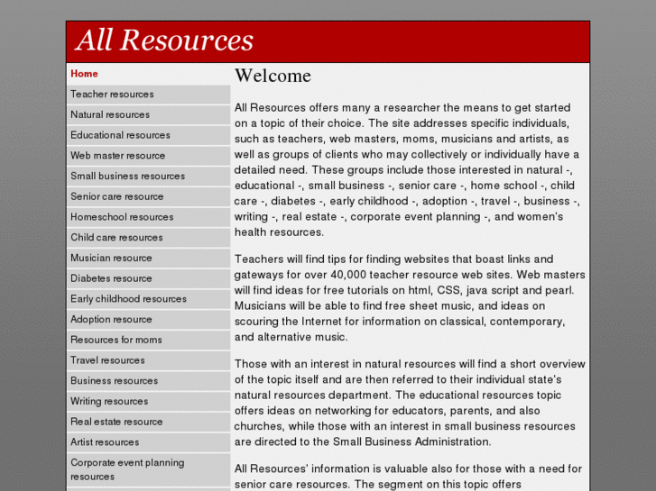 www.allresources.org