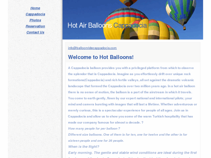 www.balloonridecappadocia.com