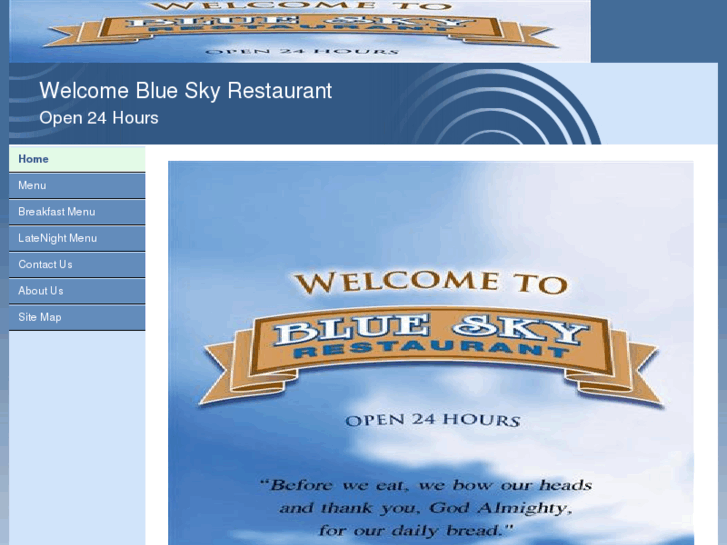 www.blueskyrestaurant.net