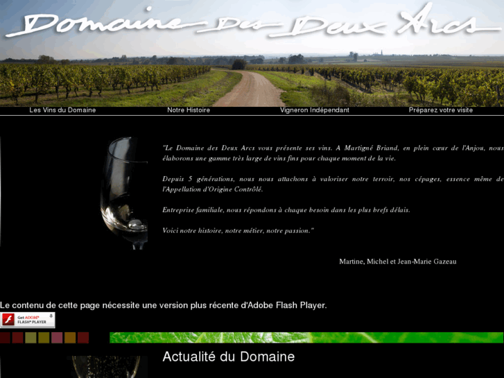 www.domainedesdeuxarcs.com