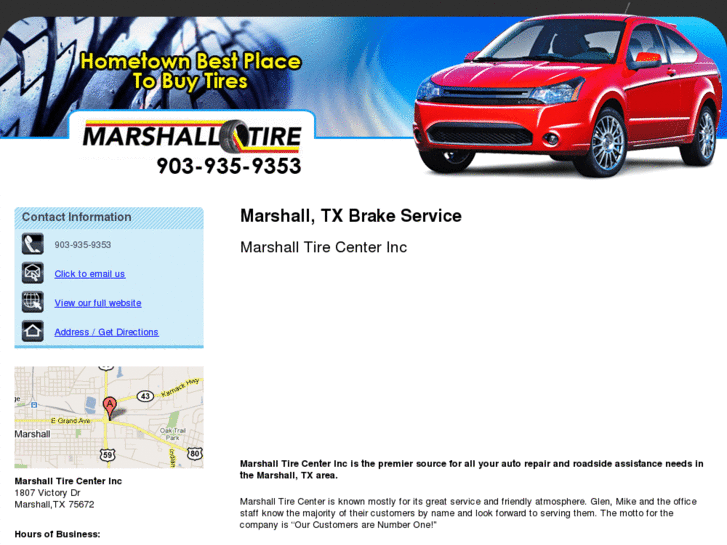 www.marshalltireandservicecenter.com