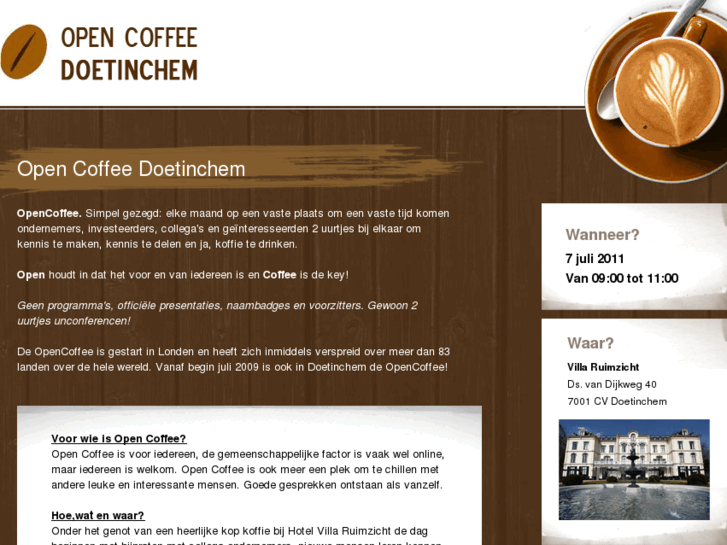 www.opencoffeedoetinchem.nl