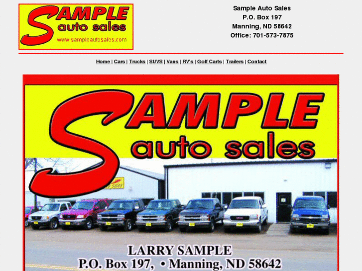 www.sampleautosales.com