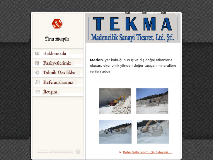 www.tekmamadencilik.com