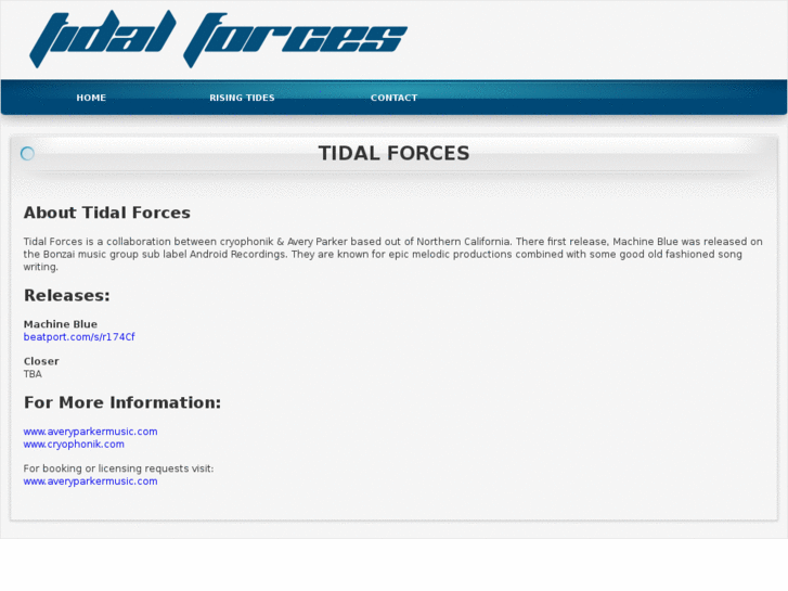 www.tidalforces.net