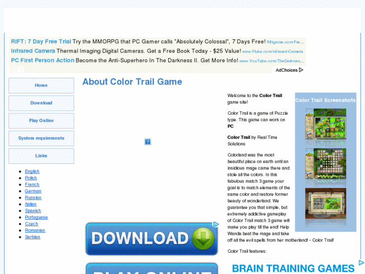 www.colortrailonlinegame.com