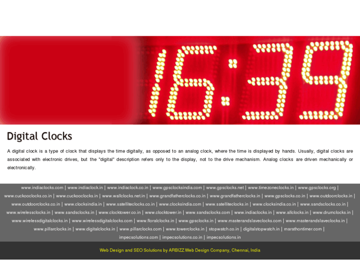 www.digitalclocks.in