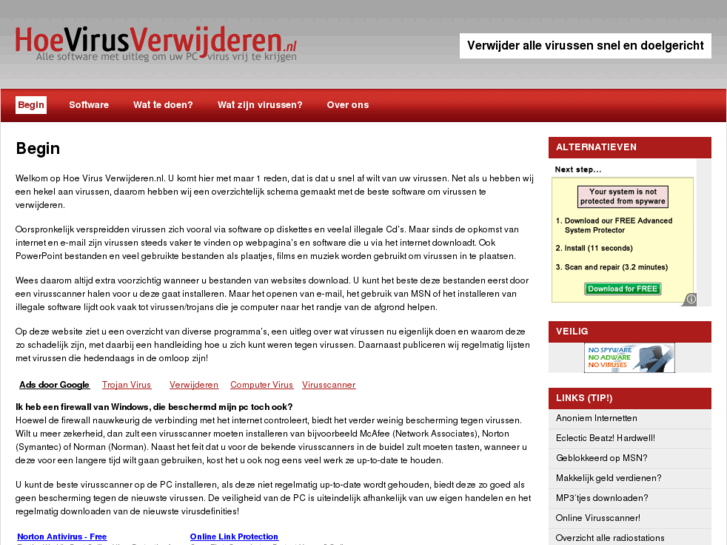 www.hoevirusverwijderen.nl