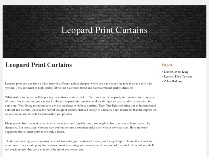 www.leopardprintcurtains.com