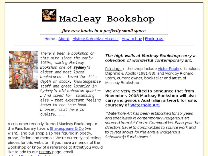 www.macleaybookshop.com.au