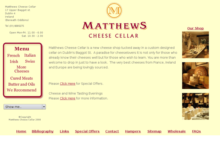 www.matthewscheesecellar.com