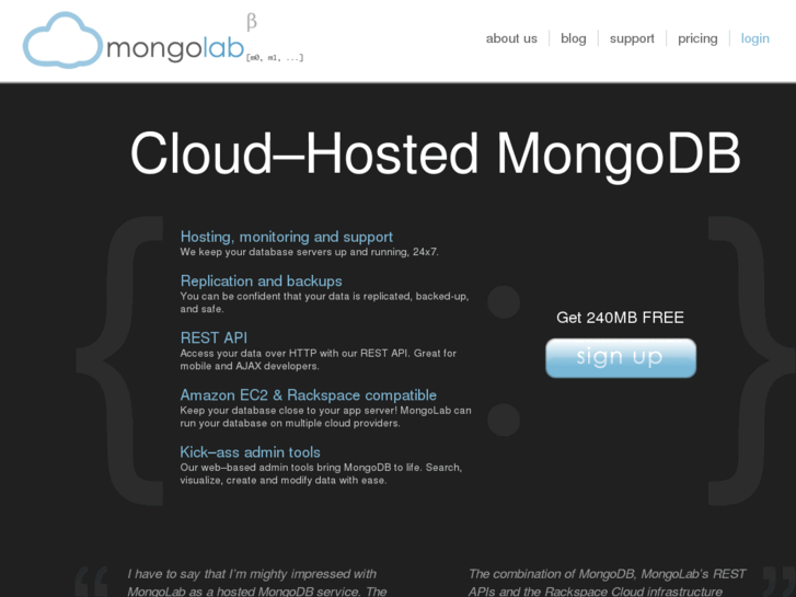 www.mongolab.com