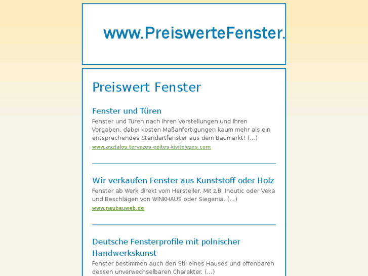 www.preiswertefenster.org