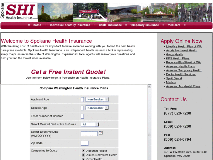 www.spokanehealthinsurance.net