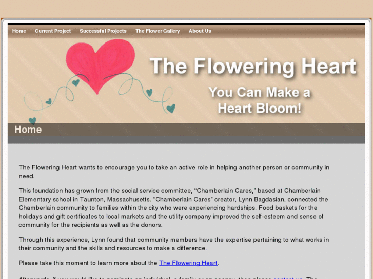 www.thefloweringheartfoundation.com