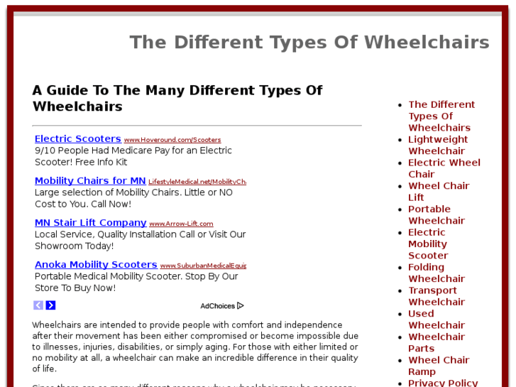 www.wheelchairguide.org