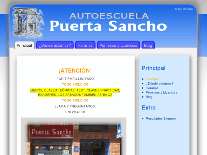 www.autoescuelapuertasancho.com