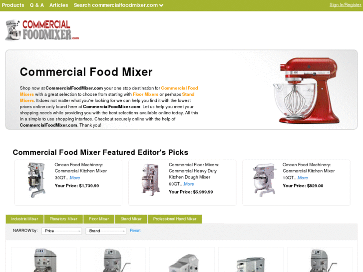 www.commercialfoodmixer.com