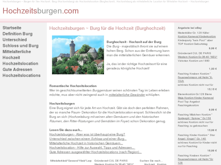 www.hochzeitsburgen.com