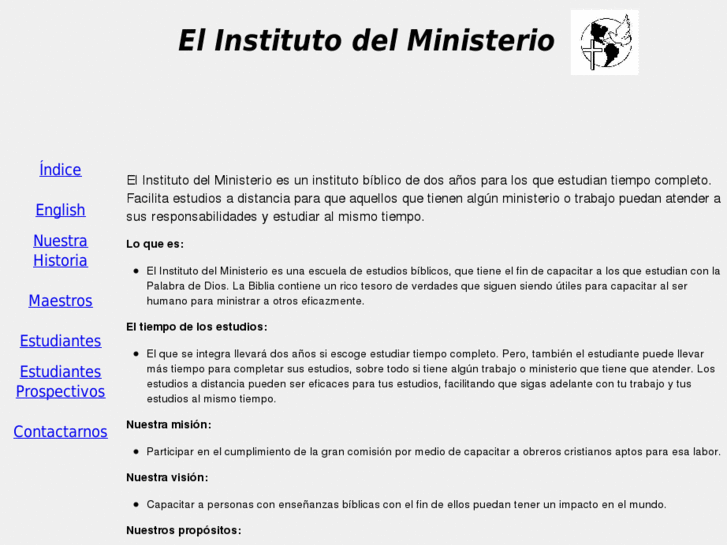 www.institutodelministerio.org