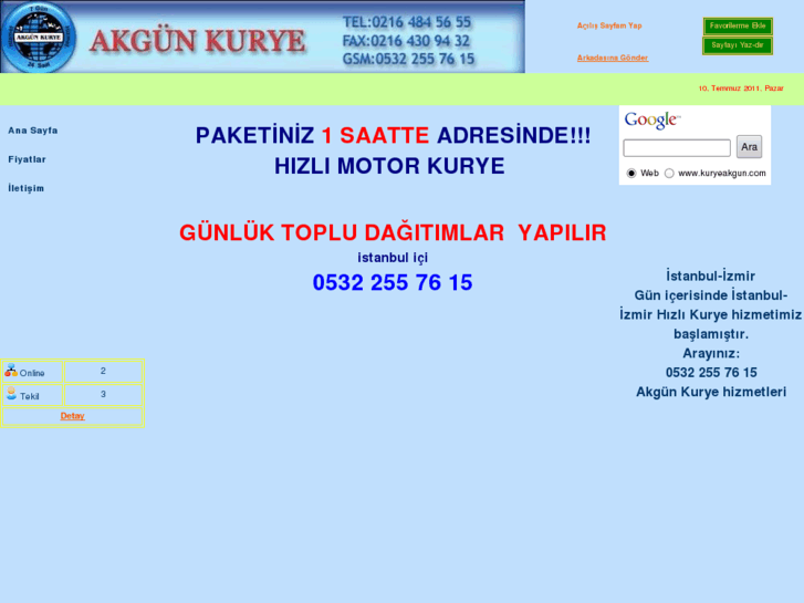 www.kuryeakgun.com