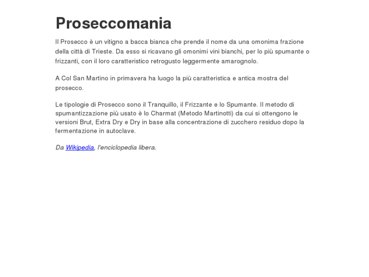 www.proseccomania.com