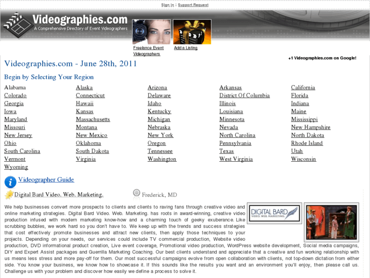www.videographies.com