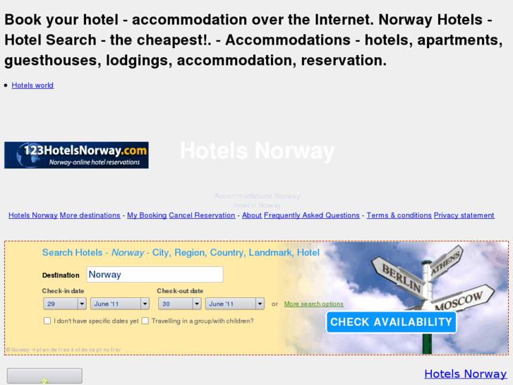 www.123hotelsnorway.com