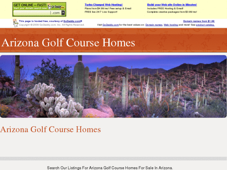 www.arizonagolfcoursehome.com