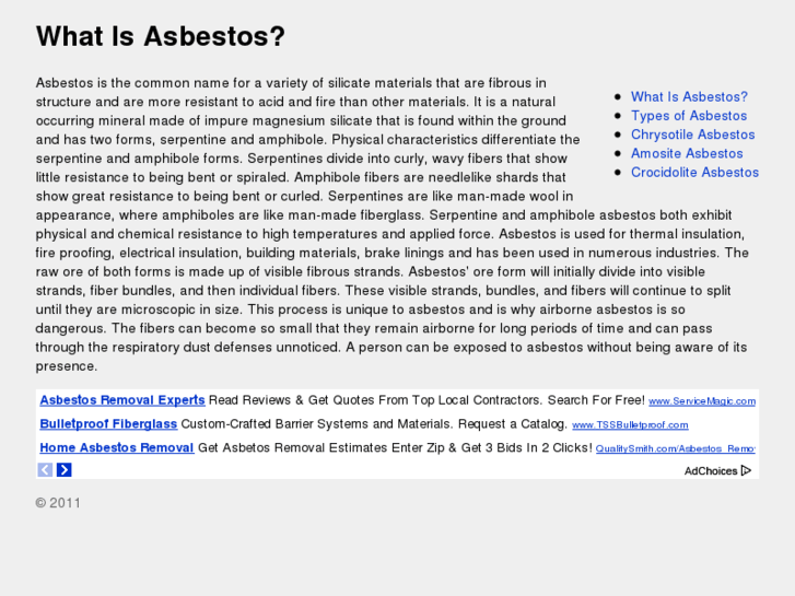 www.asbestosdefined.com