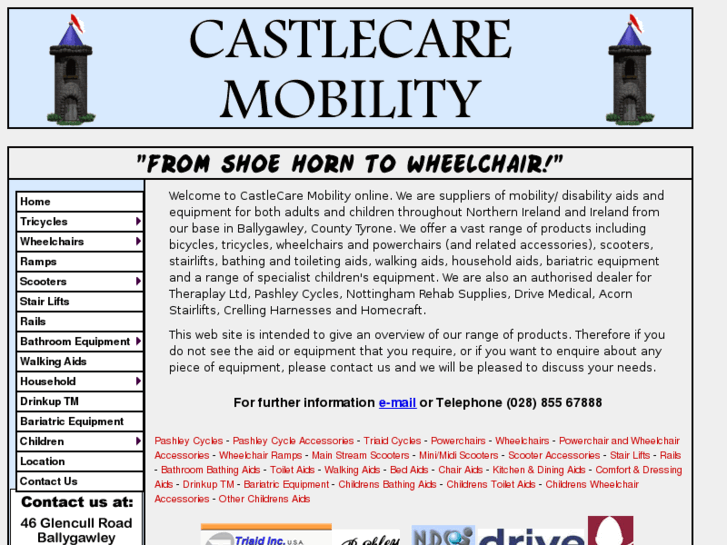 www.castlecaremobility.com