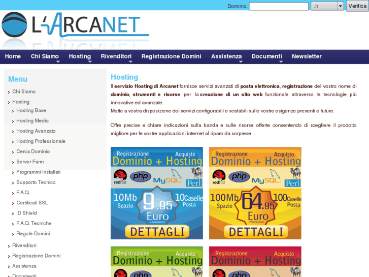 www.larcanet.it