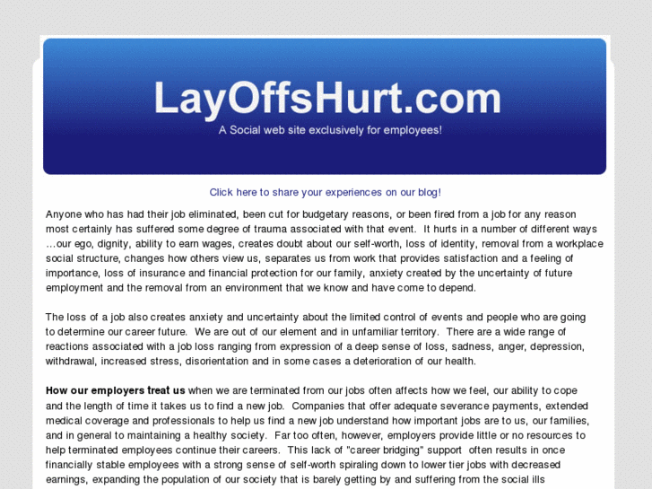 www.layoffshurt.com