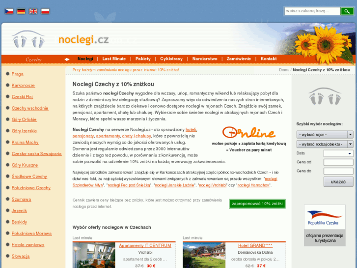 www.noclegi.cz