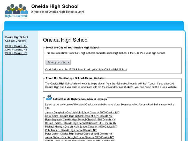 www.oneidahighschool.net