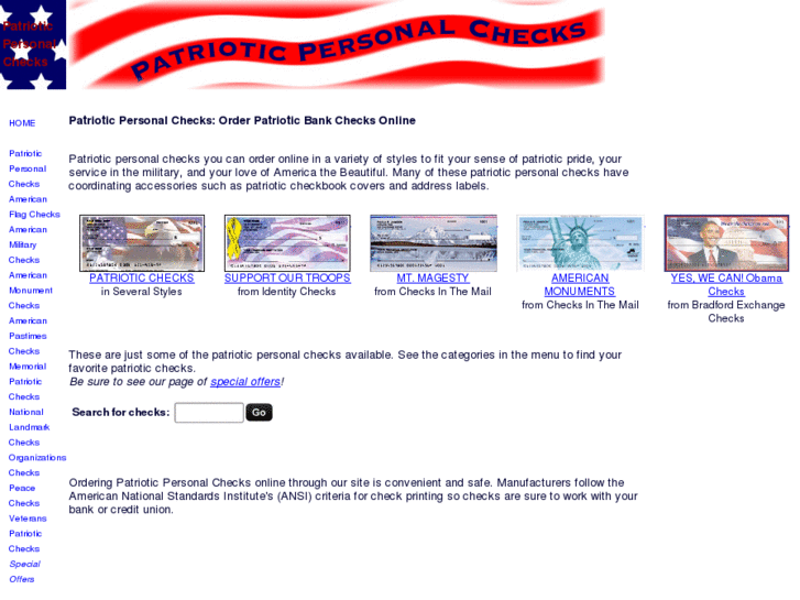 www.patrioticpersonalchecks.com