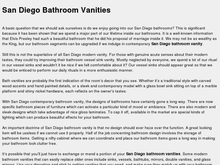 www.sandiegobathroomvanities.com