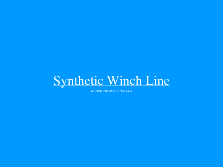 www.syntheticwinchline.com