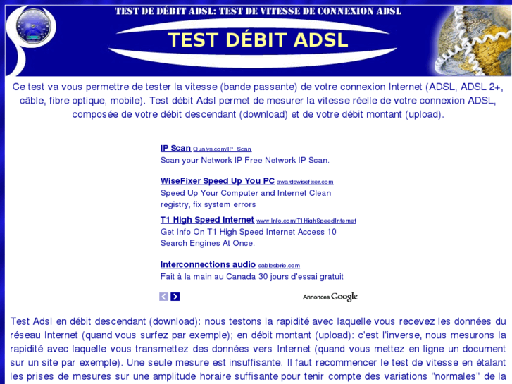 www.testdebitadsl.net