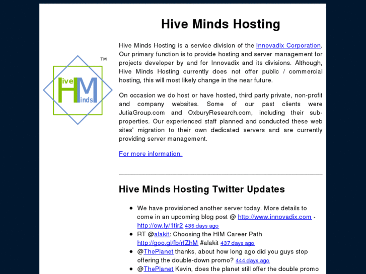 www.hivemindshosting.com