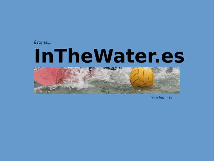 www.inthewater.es